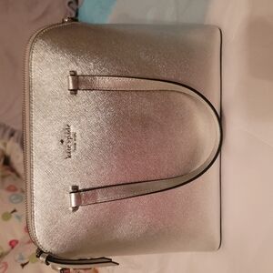 Kate Spade Silver Dome Satchel